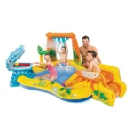 Centru de joacă gonflabil Dino Park, 249×191×109 cm, 310 L, max. 81 kg, 2+ ani, Intex (57444) - imagine 2