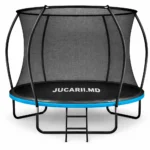 Trambulină pentru copii cu scară, 305 cm, Jucarii.md (RT-T10 albastra)