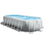 Piscină cu cadru metalic Prism Frame Oval 610×305×122 cm, 18202 L, cu pompă 5678 L/h, set complet, Intex (26798) - imagine 4