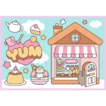 Faceți cunoștință cu Pusheen, 4x250 elemente (13371) - imagine 4