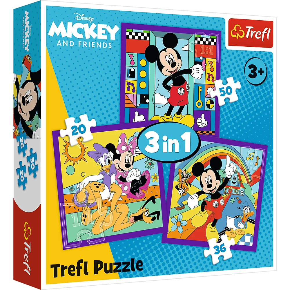 Новый проект (49) Mickey și echipa lui veselă, 3 in 1 (34894) - imagine 1
