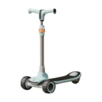 Trotinetă pentru copii cu 3 roți luminoase, platformă cu muzică și lumini, iluminare spate, albastru, RTM Scooter (76624)