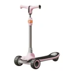 Trotinetă pentru copii cu 3 roți luminoase, platformă cu muzică și lumini, iluminare spate, roz, RTM Scooter (76549)