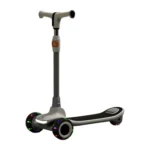 Trotinetă pentru copii cu 3 roți luminoase, platformă cu muzică și lumini, iluminare spate, negru, RTM Scooter (73166)