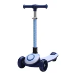 Trotinetă pentru copii cu 3 roți luminoase, platformă și ghidon cu lumini, albastru, RTM Scooter (42568)