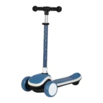 Trotinetă pentru copii cu 3 roți luminoase, platformă cu muzică și lumini, ghidon cu lumini, albastru, RTM Scooter (41943)