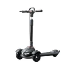 Trotinetă pentru copii cu 3 roți luminoase, far cu lumină, platformă cu muzică și Bluetooth, negru, RTM Scooter (41684)