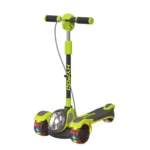 Trotinetă pentru copii cu 3 roți luminoase, far cu lumină, muzică, frână de mână, verde, RTM Scooter (56749)