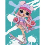 Pictură pe numere LOL Surprise Tweens Skate Dance Ali Dance 2, 30x40 cm, Ideyka (KHO1208)