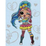 Pictură pe numere LOL Surprise Tweens Emma Emo, 30x40 cm, Ideyka (KHO6278)