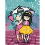 Pictură pe numere Privește – Fii bun, 30x40 cm, Ideyka (KHO8586)