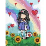 Pictură pe numere Fii bun cu tine, 30x40 cm, Ideyka (KHO8587)