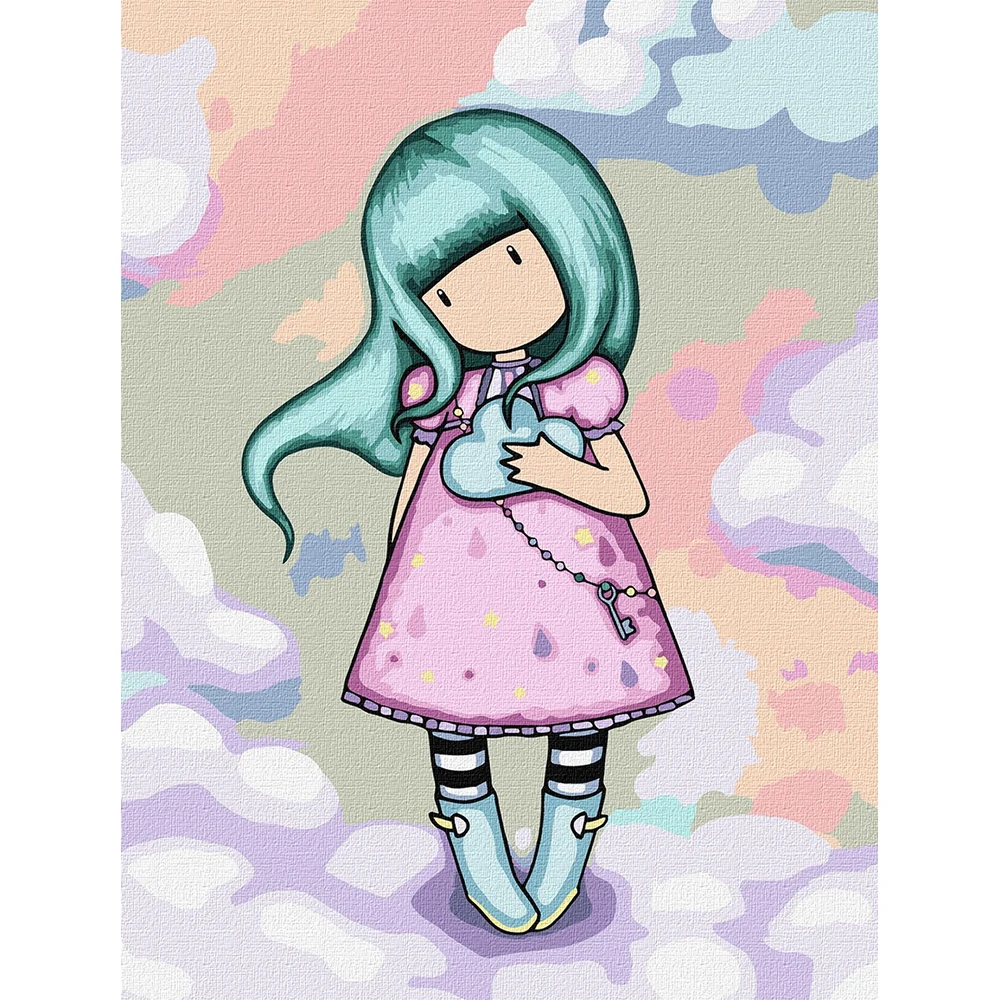 8588 Pictură pe numere Ostara, 30x40 cm, Ideyka (KHO8588) - imagine 1