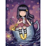 Pictură pe numere Călătoria nopții, 30x40 cm, Ideyka (KHO8673)