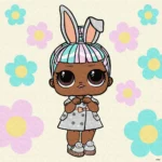 Pictură pe numere, LOL Surprise Spring Bling Carats, 40x40 cm, Ideyka (KHO1100)