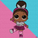 Pictură pe numere LOL Surprise Game On Foxy, 25x25 cm, Ideyka (KHO1317)