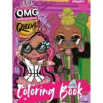 Carte de colorat cu autocolante și activități L.O.L. O.M.G. Queens, Ideyka (LCB15)