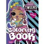 Carte de colorat cu autocolante și activități L.O.L. Tweens Emma Emo, Ideyka (LCB8)